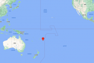 1/17 太平洋島國東加的海底火山爆發，連日本都發布海嘯警報